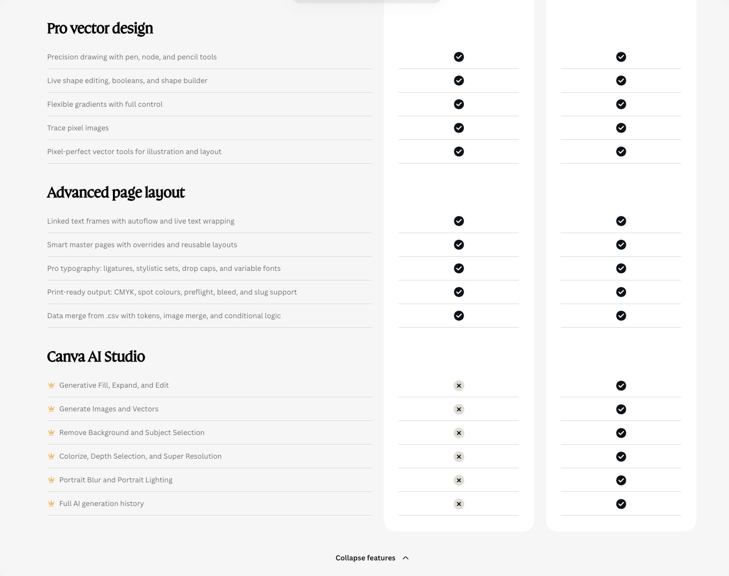 Get Affinity | Pro Power with No Strings Attached captured website design