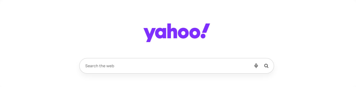 Yahoo Search - Web Search captured website design