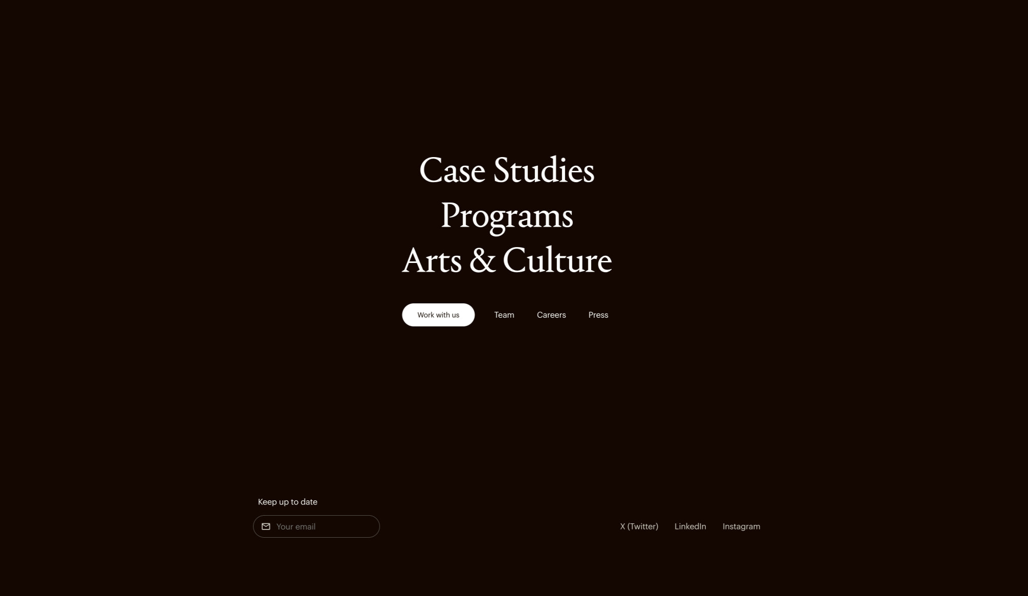 COLLINS | COLLINS captured website design