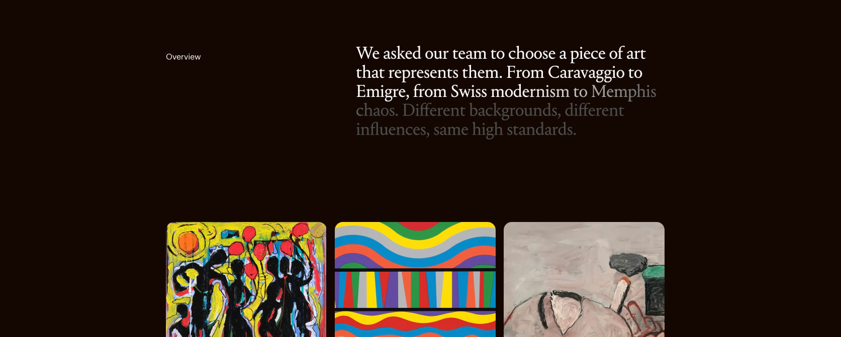Team | COLLINS captured website design