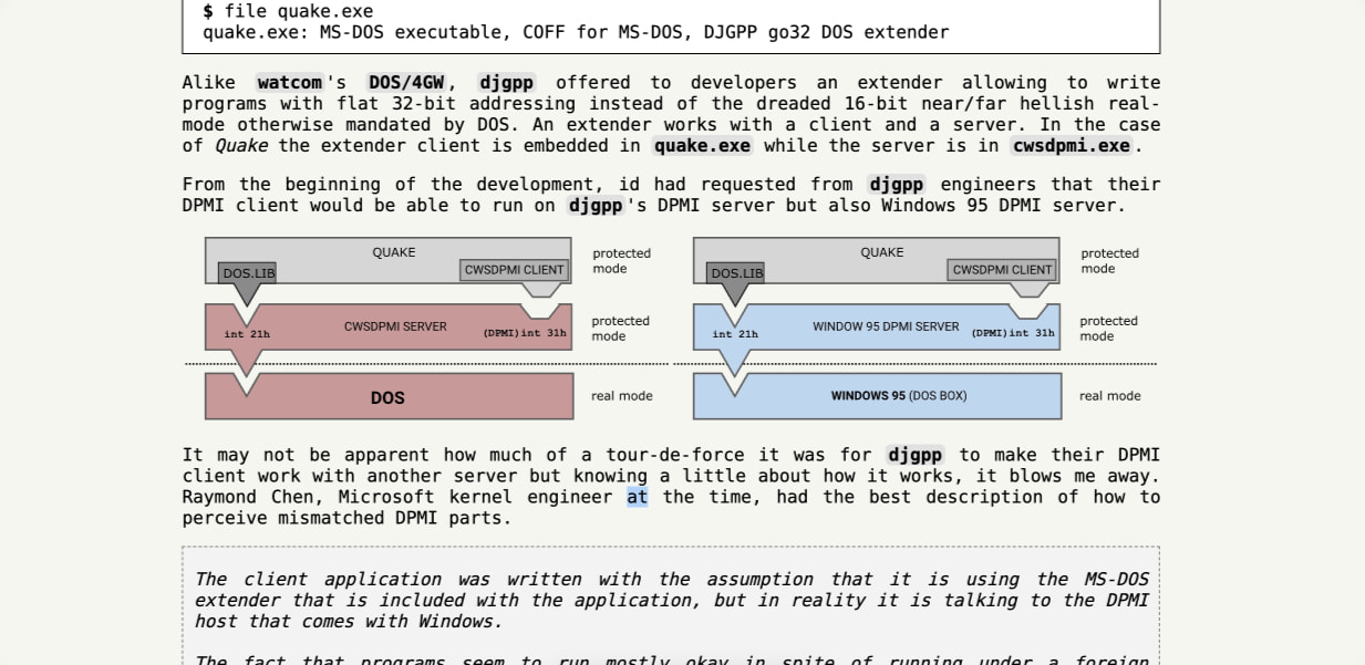 How quake.exe got its TCP/IP stack captured website design