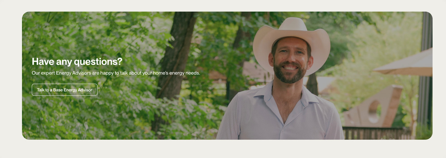 Texas' Only Energy Provider With Home Backup Power | Base Power captured website design