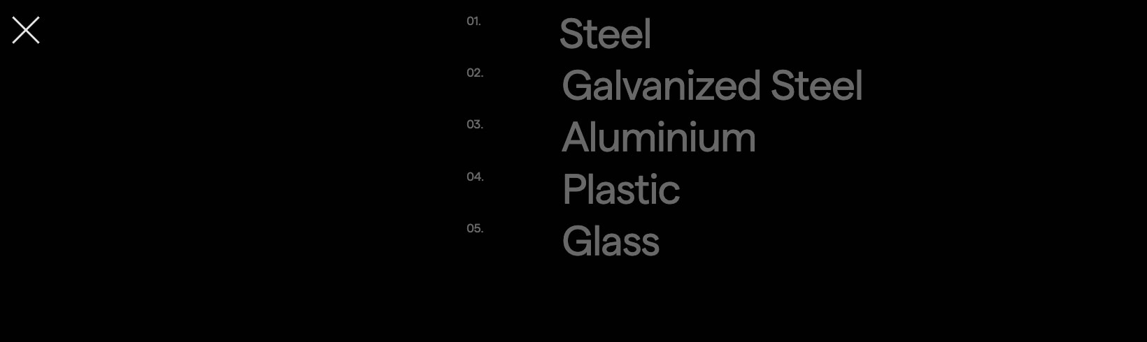 Q-Industrial — Surfaces captured website design