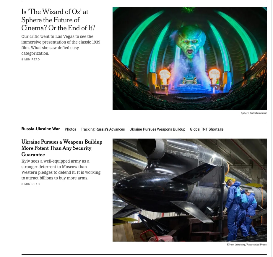 The New York Times - Breaking News, US News, World News and Videos captured website design