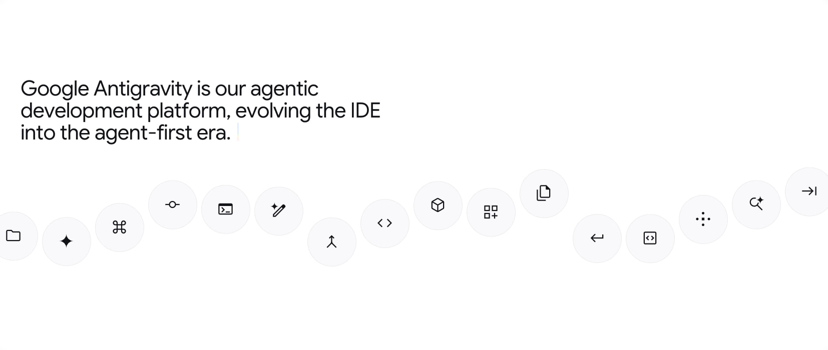 Google Antigravity captured website design
