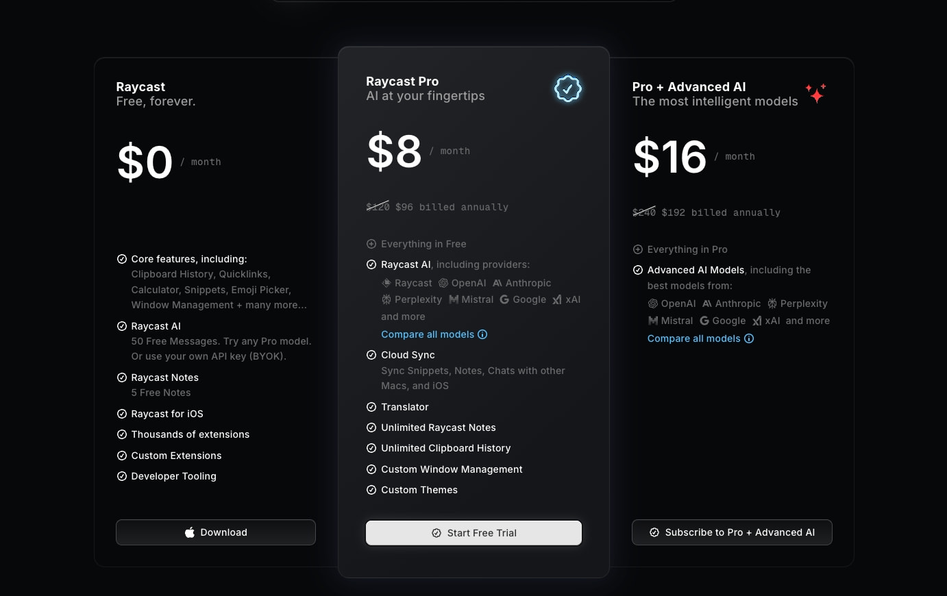 Three pricing cards with tiered surfaces, large dollar figures, and detailed feature checklists captured website design