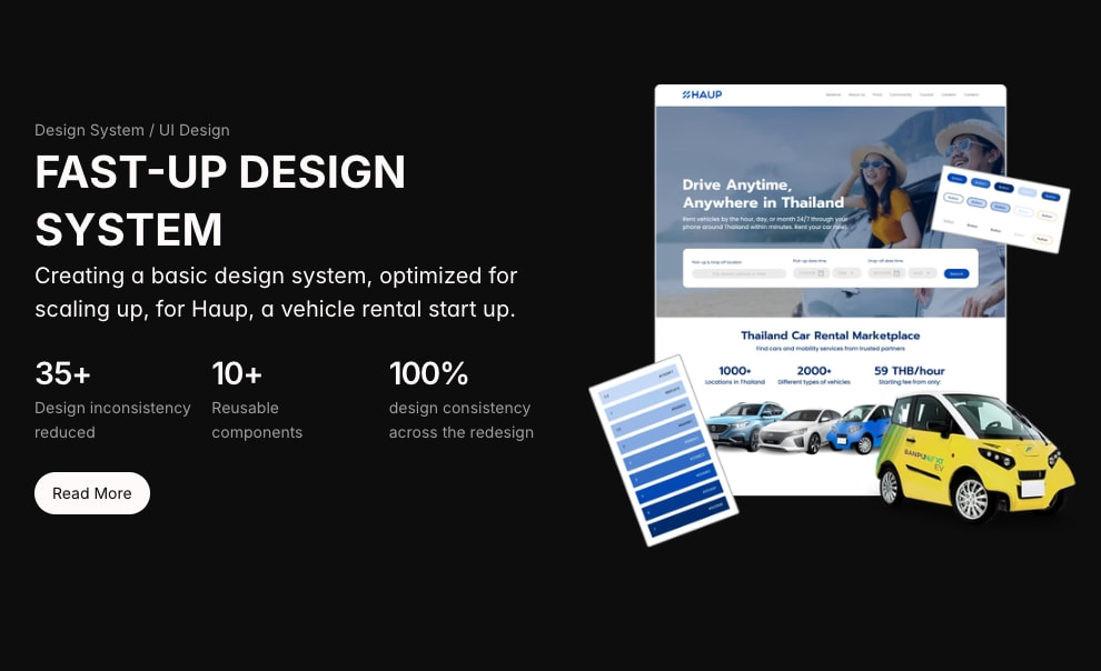 Hongly's Portfolio captured website design