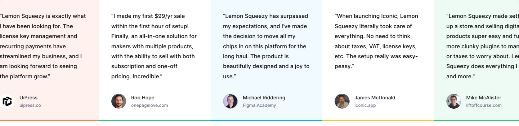 Pricing • Lemon Squeezy captured website design