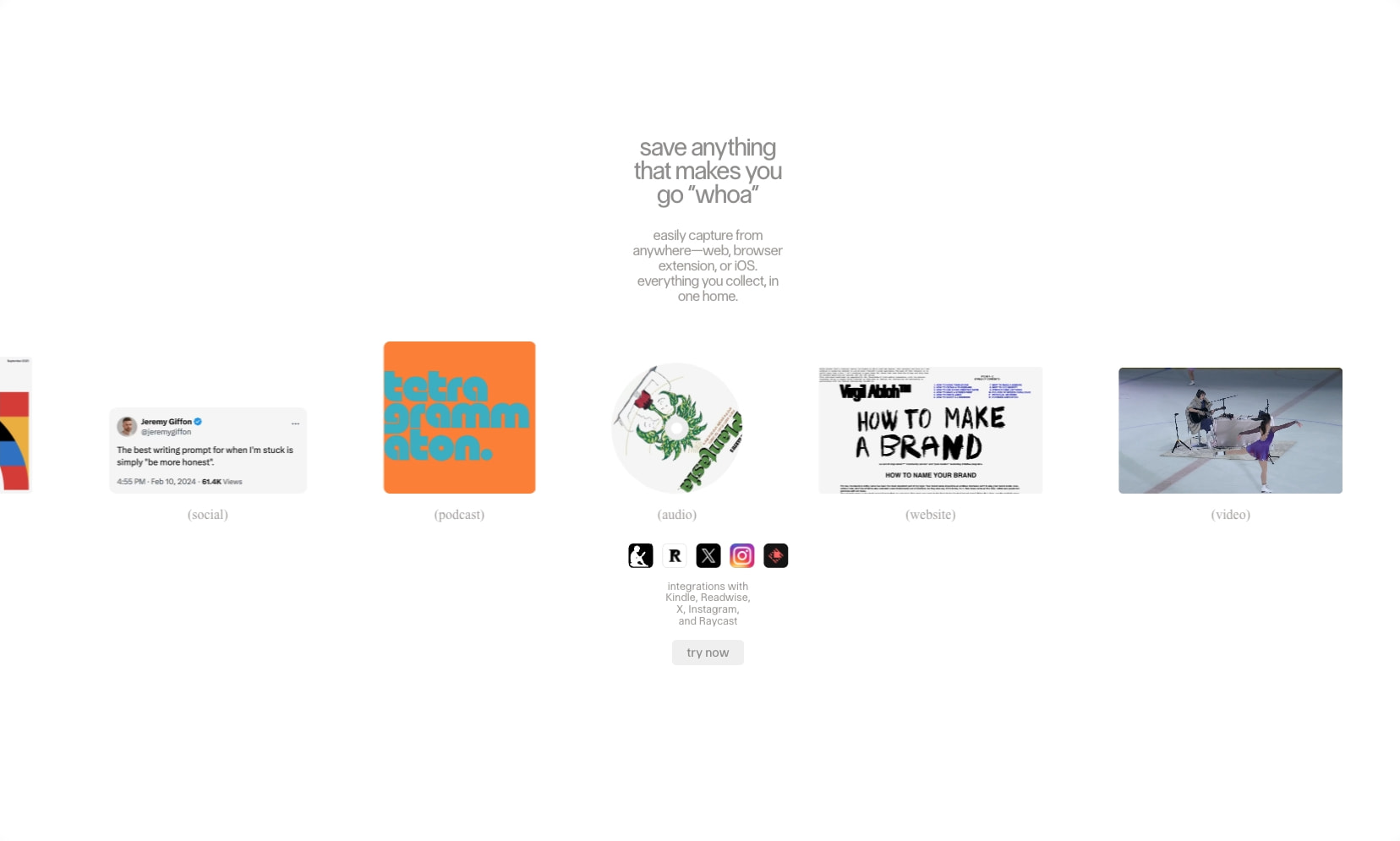 Sublime — A second brain with a soul captured website design