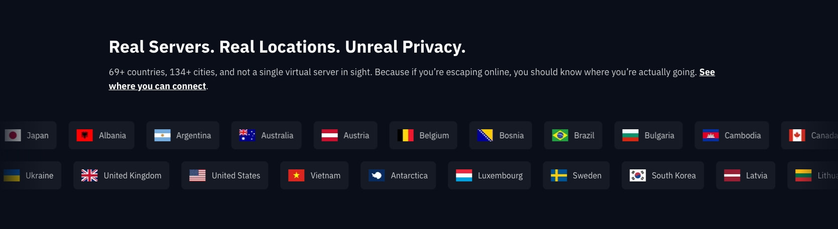VPN service that's fast, reliable, & effective | Windscribe captured website design