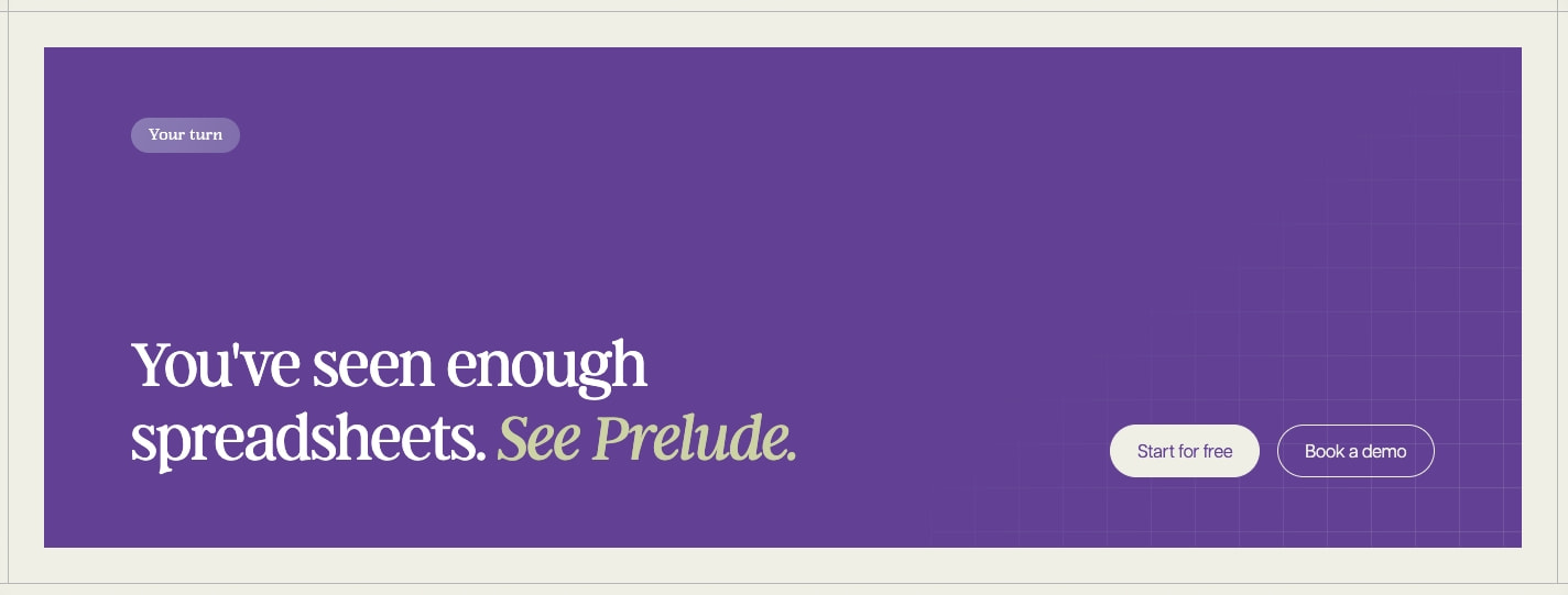 Unparalleled visibility into the state of your IT security posture | Prelude captured website design