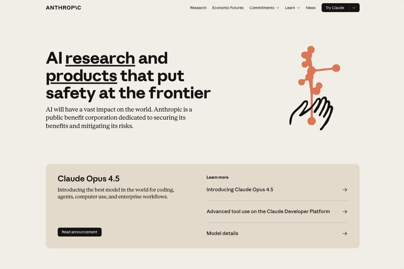 Home \ Anthropic captured website design
