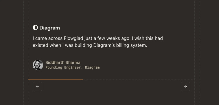 Flowglad - Make Internet Money captured website design