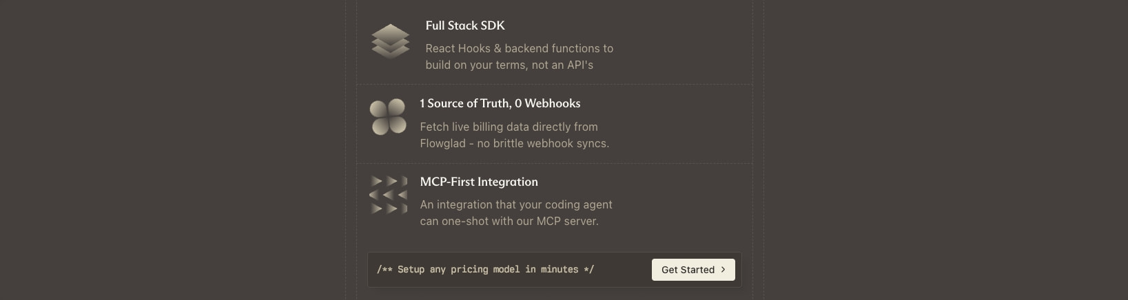 Flowglad - Make Internet Money captured website design