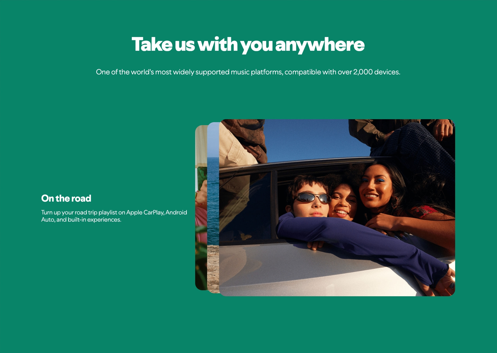 Spotify Premium - Spotify (US) captured website design