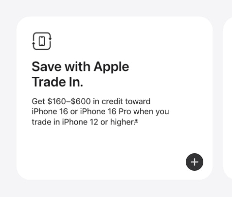 iPhone - Apple captured website design