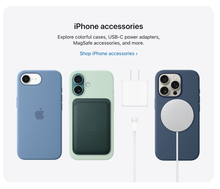 iPhone - Apple captured website design