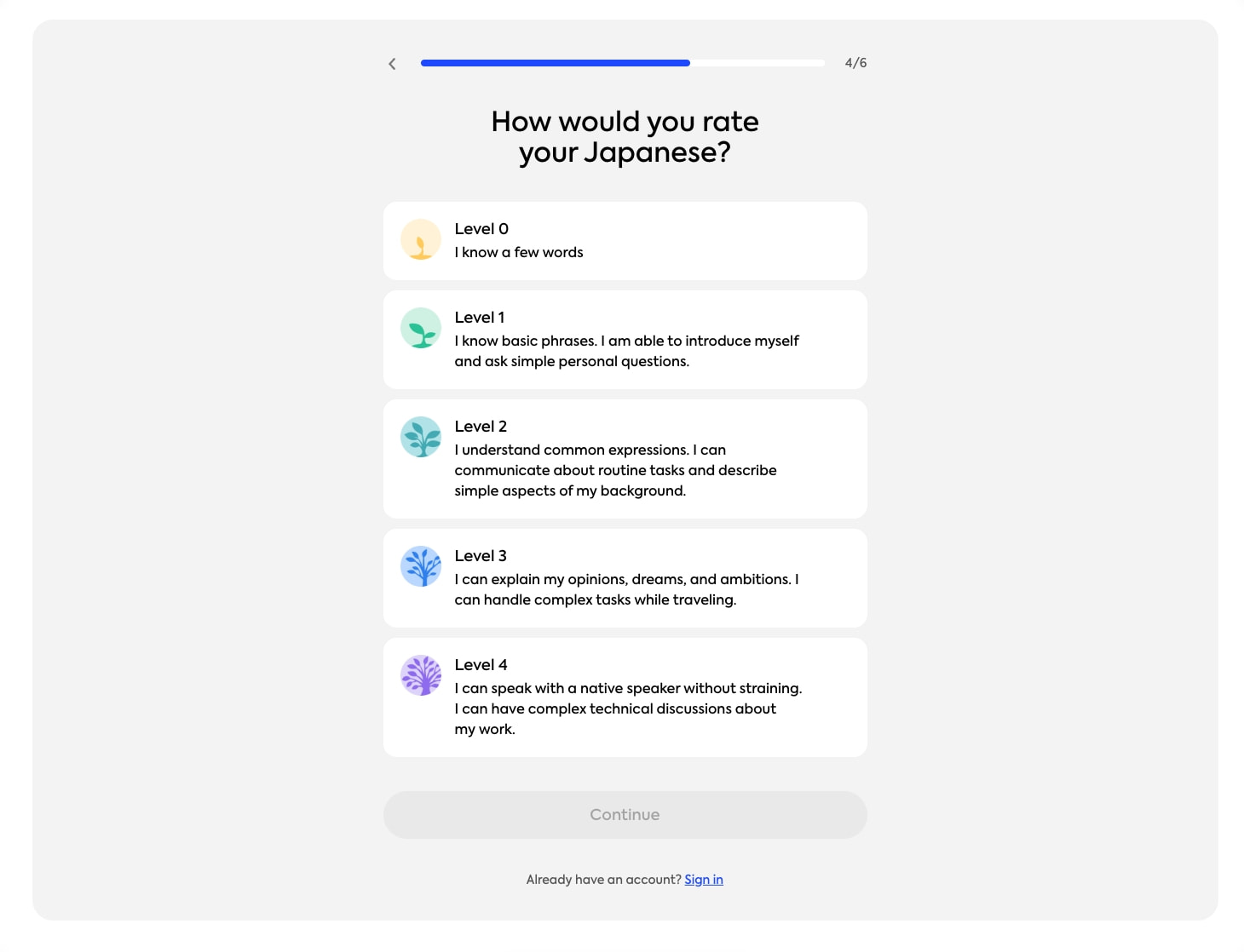 Speak - The languages learning app that gets you speaking captured website design
