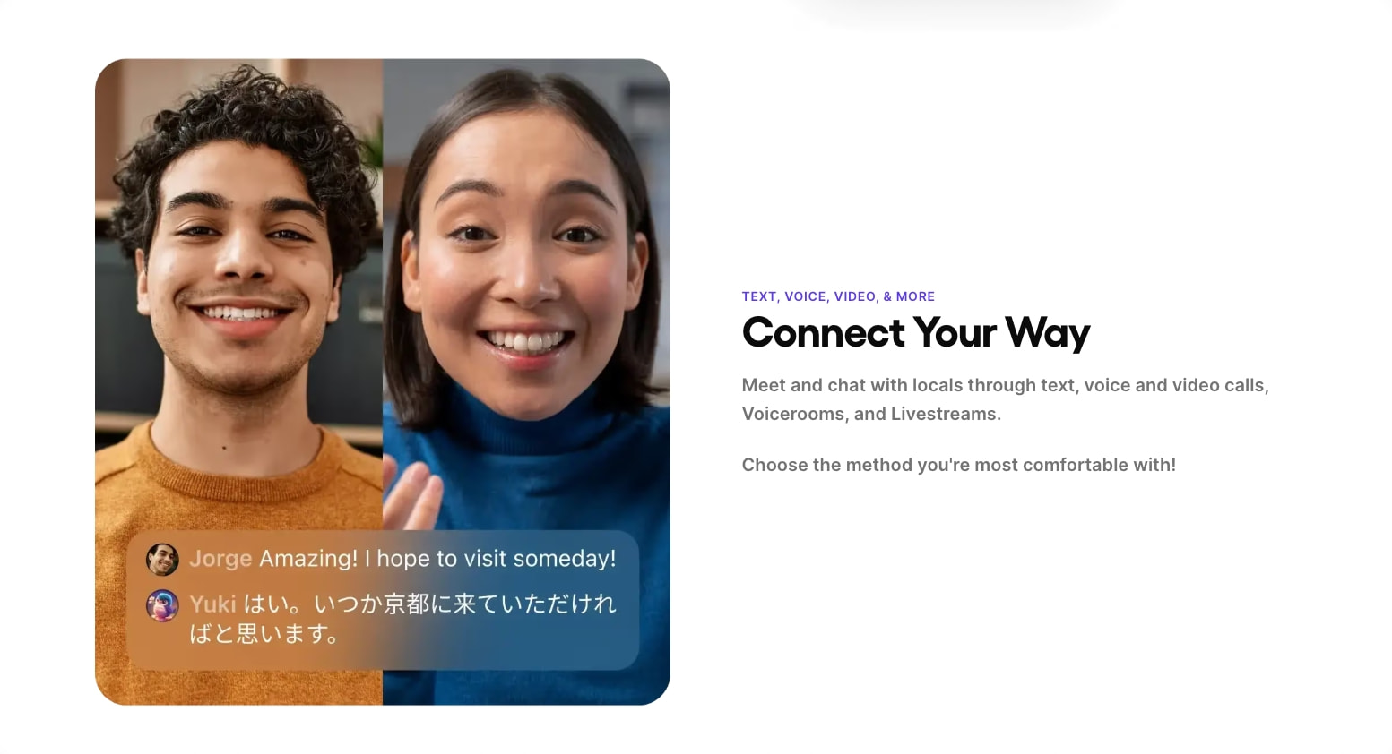 HelloTalk - Learn Languages with Native Speakers | HelloTalk captured website design