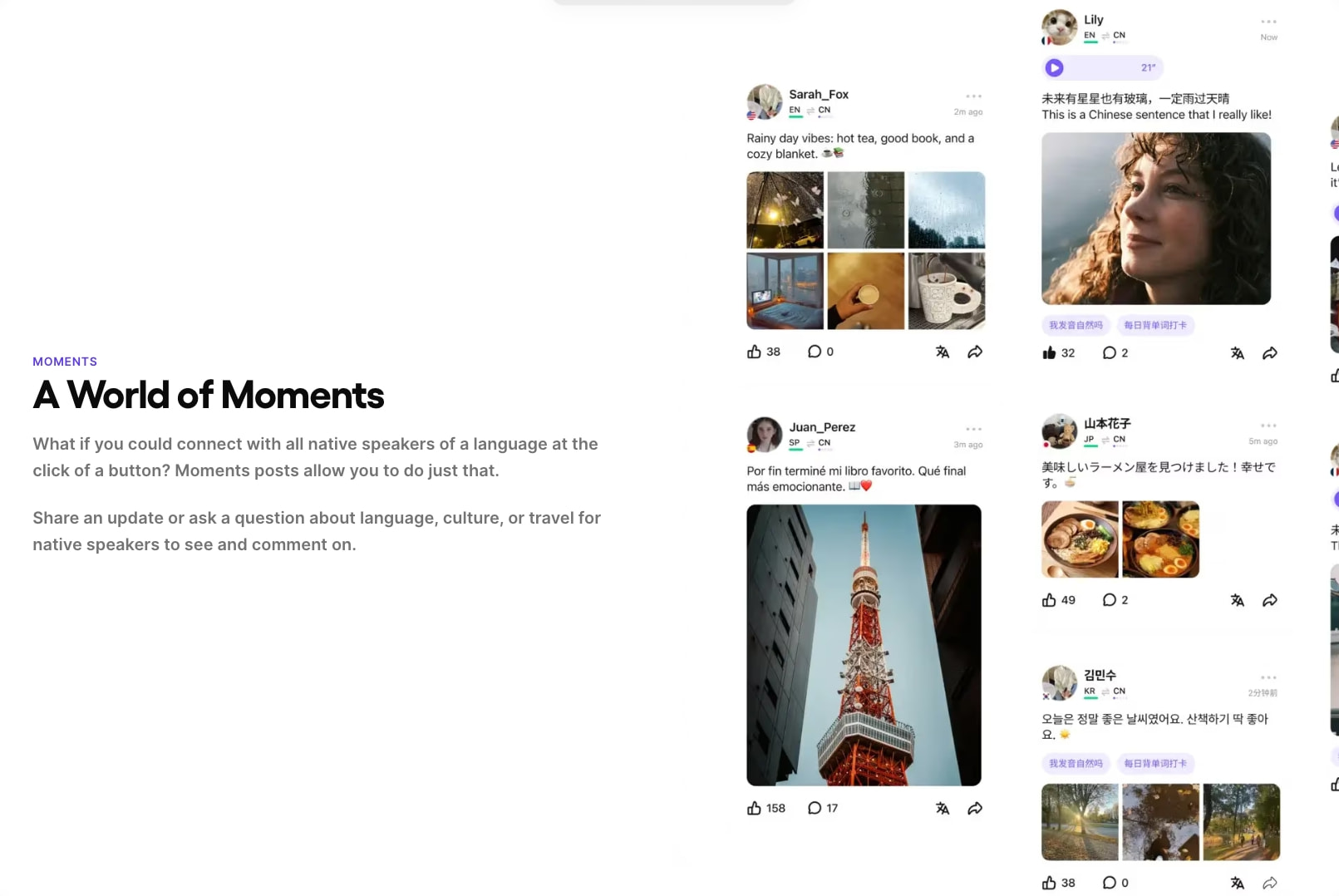HelloTalk - Learn Languages with Native Speakers | HelloTalk captured website design