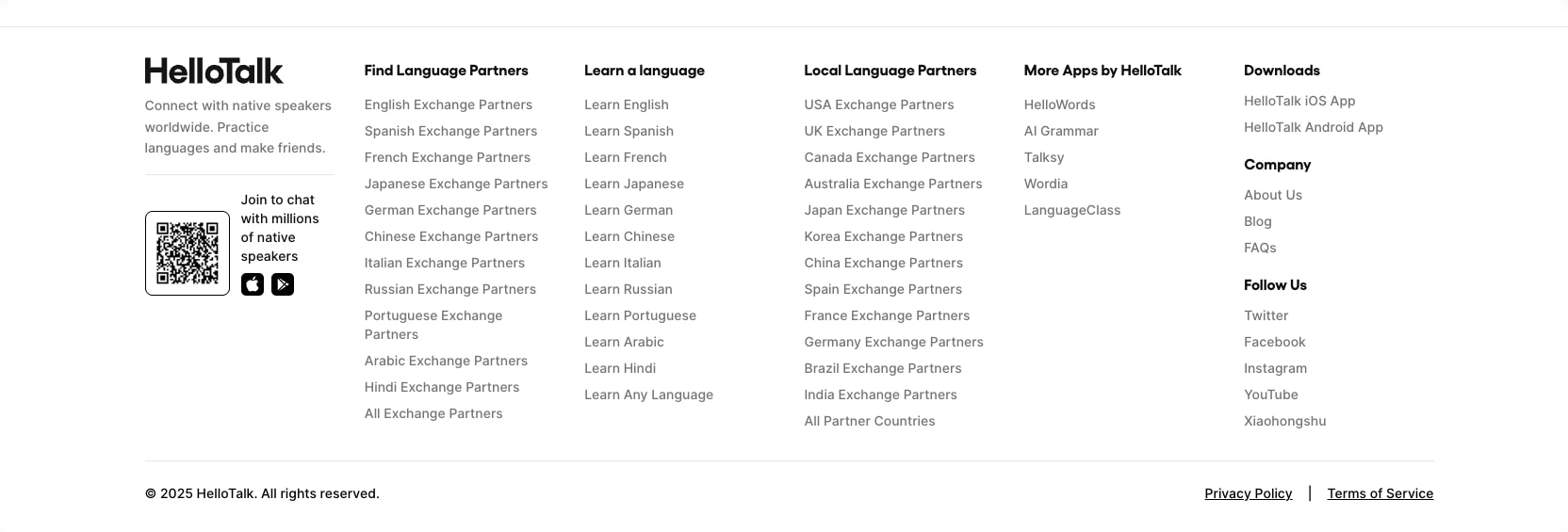 HelloTalk - Learn Languages with Native Speakers | HelloTalk captured website design