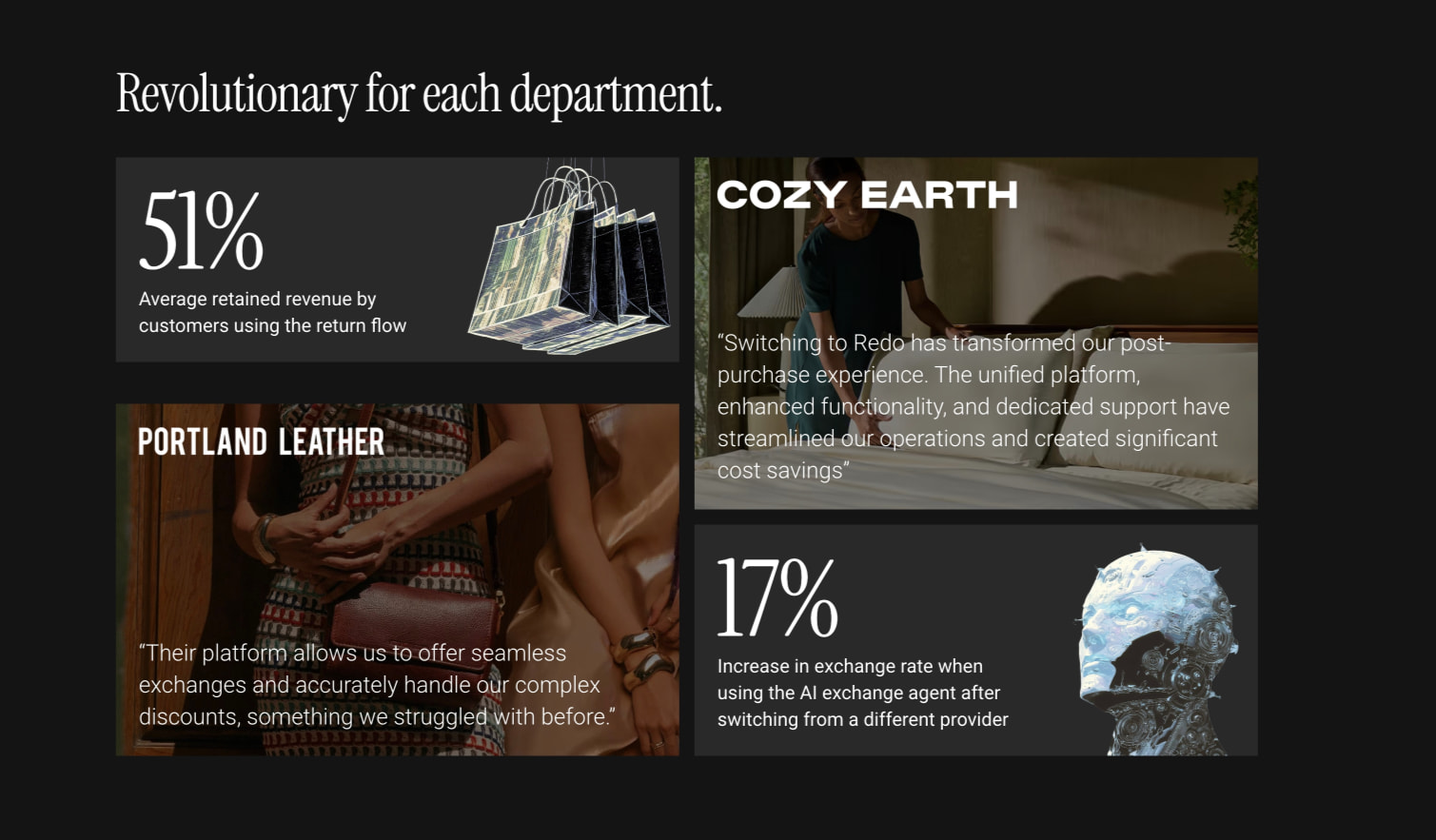 Operations Category captured website design