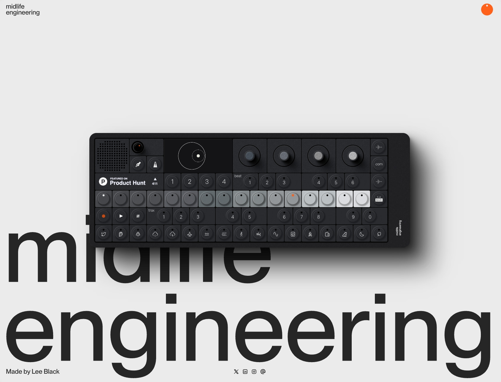 Midlife Engineering – Sound therapy for a harmonious mind captured website design