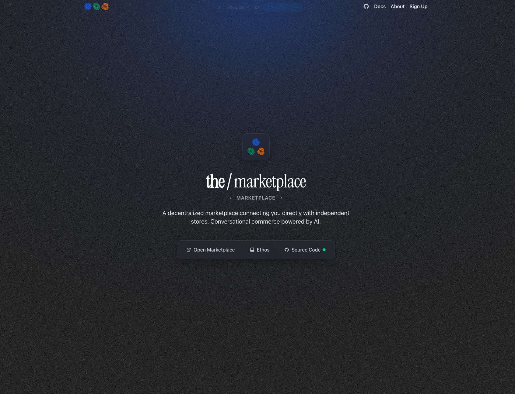 Openship captured website design