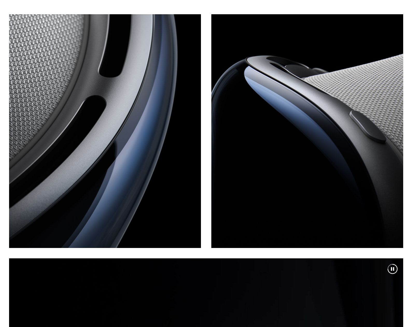 Apple Vision Pro - Apple captured website design