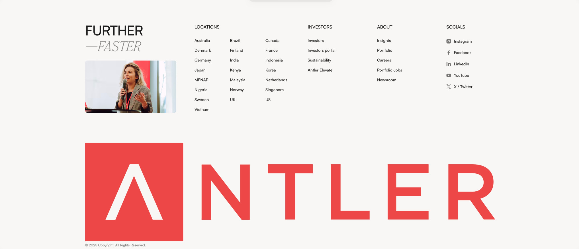 Antler | Where Founders Go Further, Faster captured website design