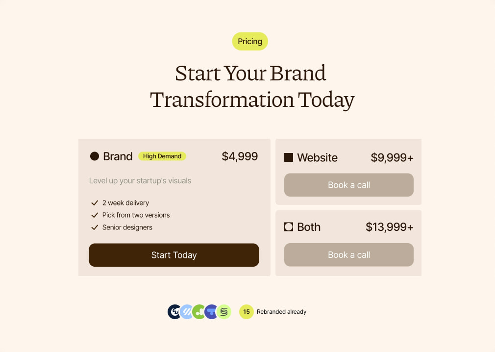 Fundable captured website design