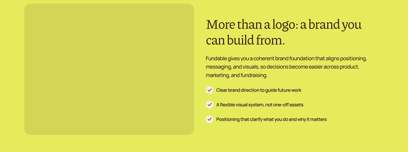 Fundable captured website design