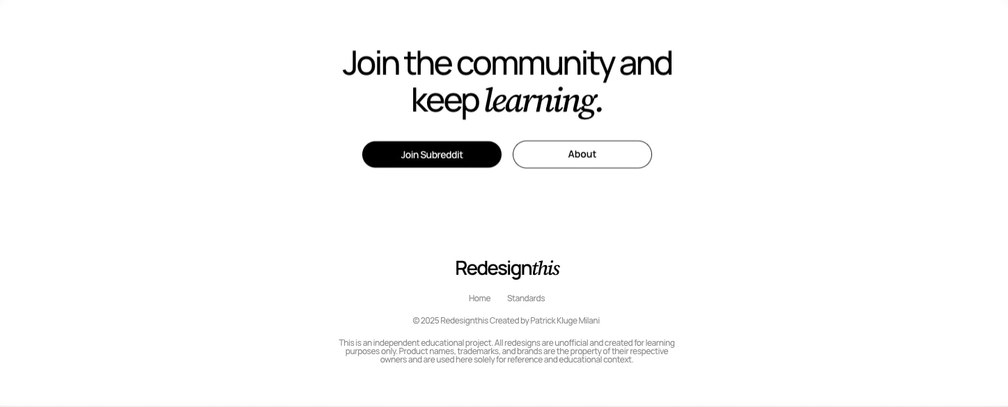 Redesignthis captured website design