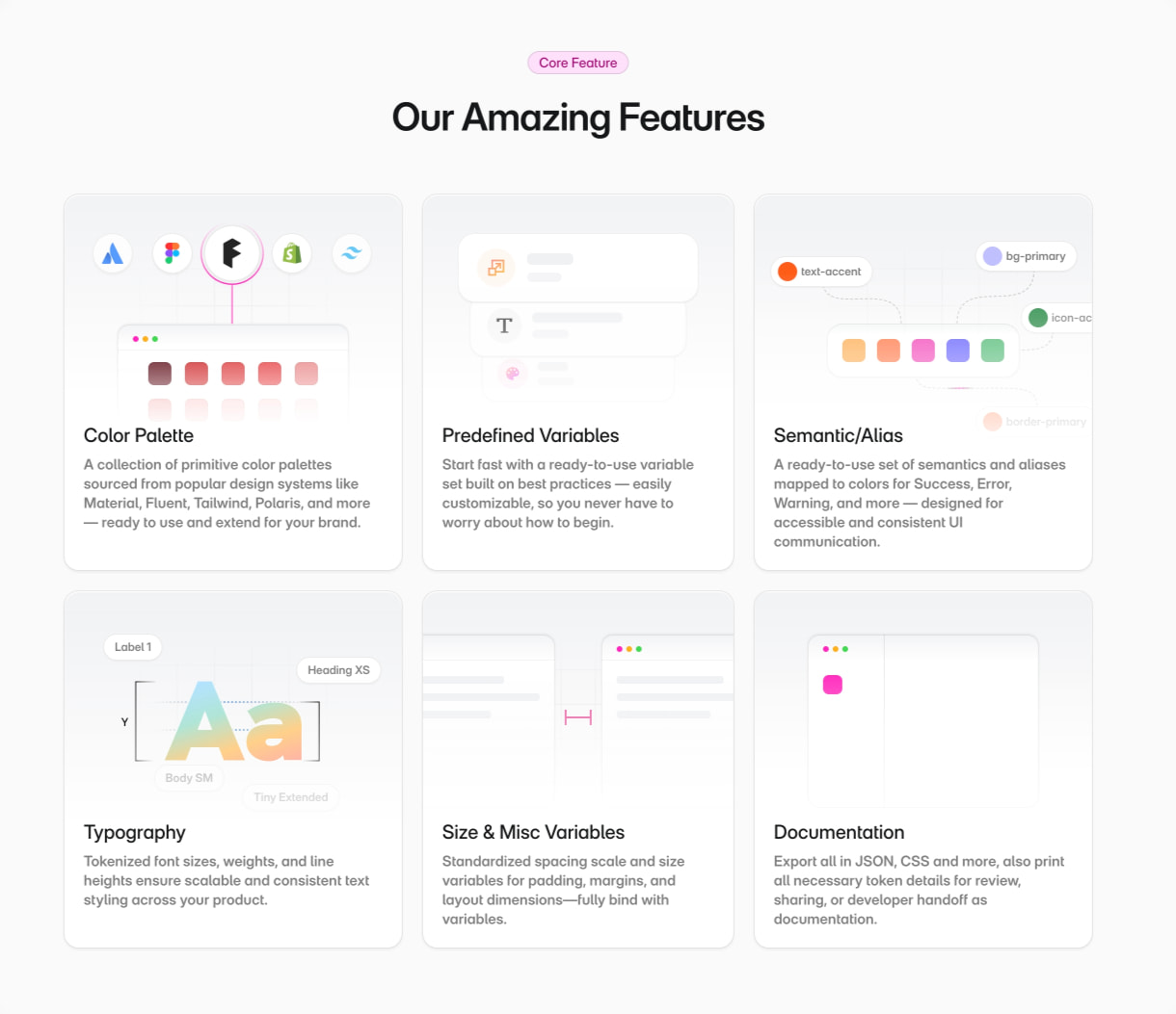 Kigen - Figma Design System Generator captured website design