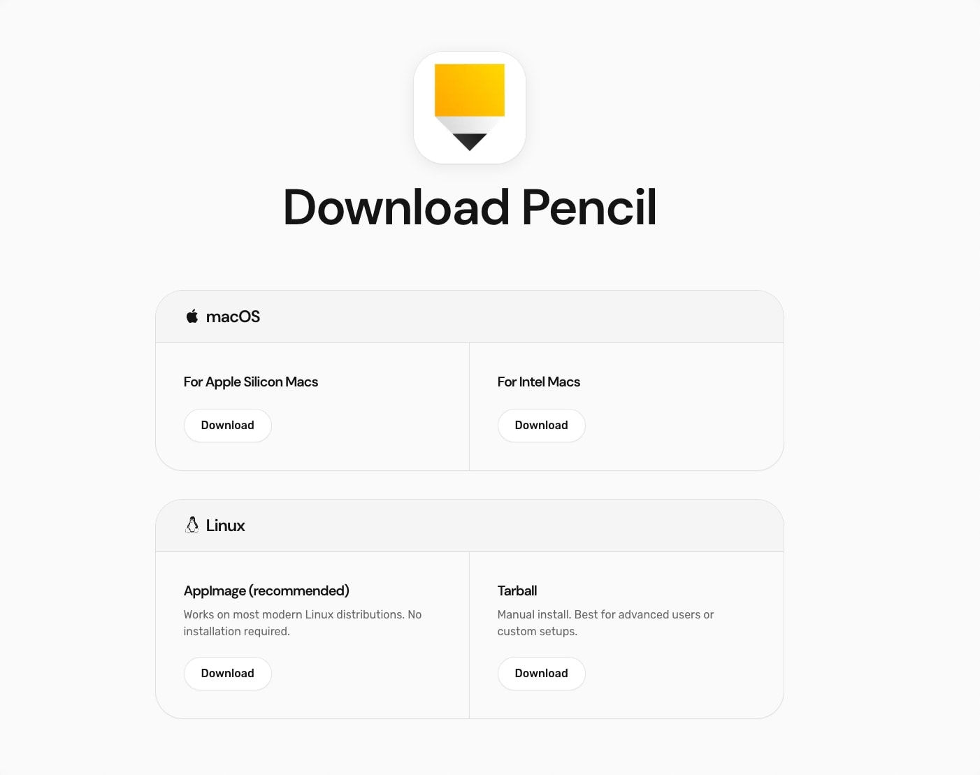 Pencil – Design on canvas. Land in code. captured website design