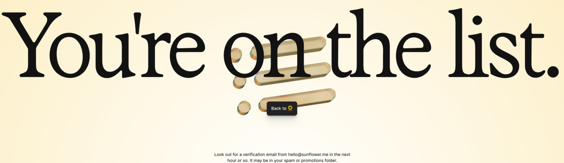 Sunflower. An inbox that works, for you. captured website design