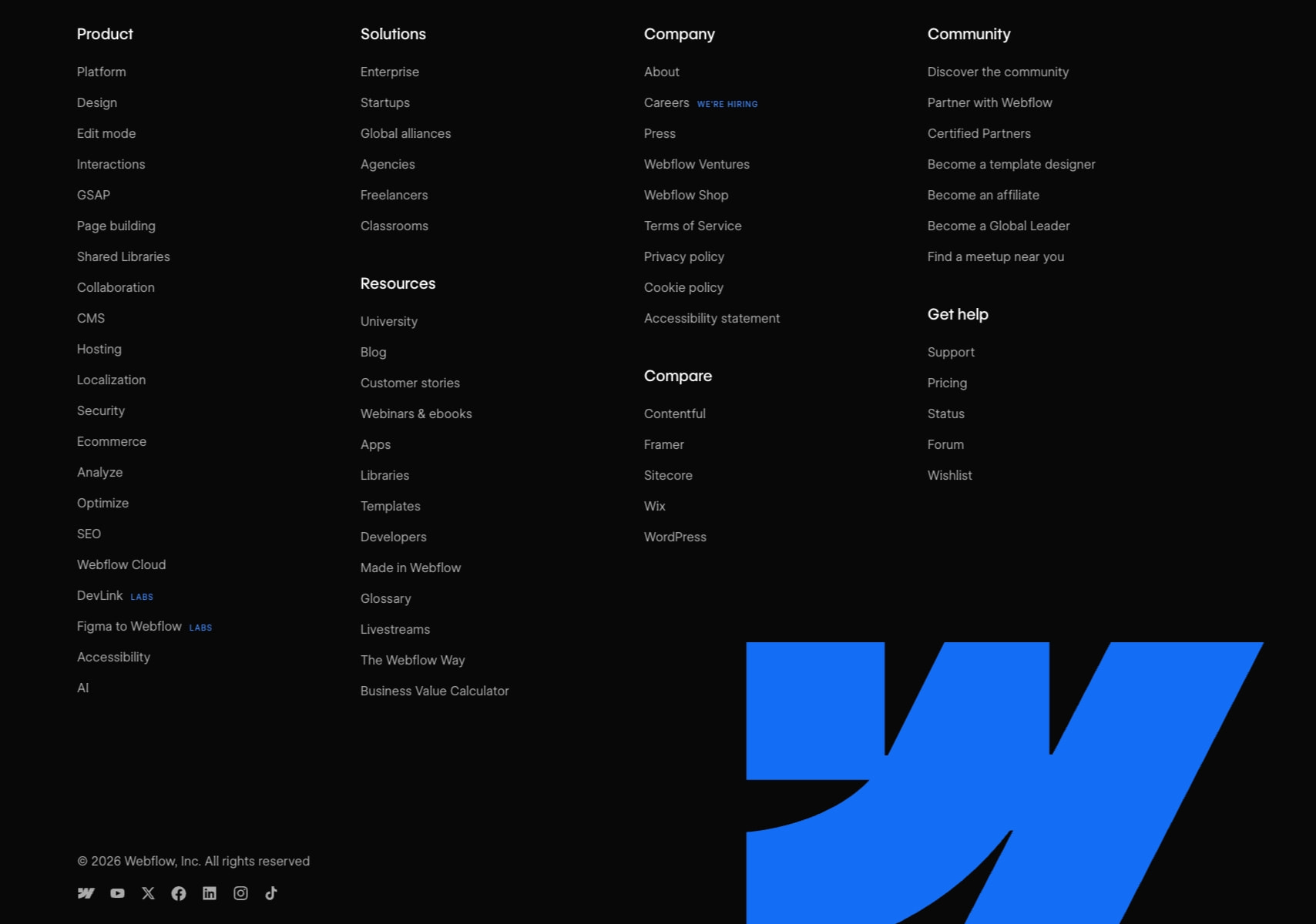 Webflow Ecommerce website builder | Webflow captured website design