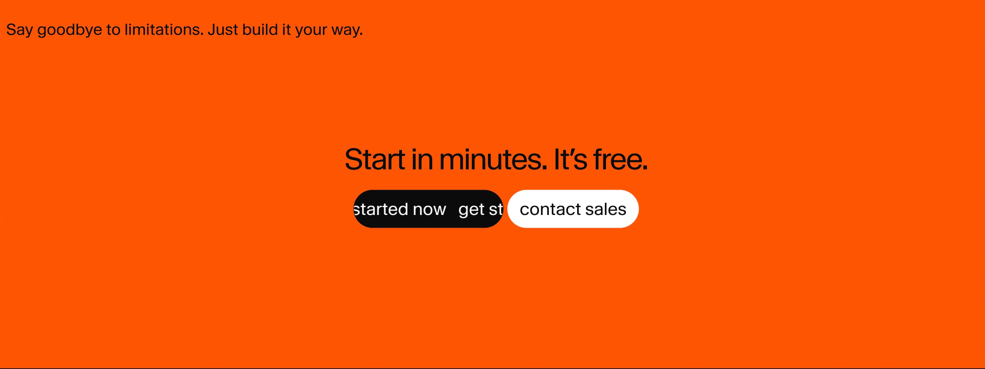 The Content Operating System | Sanity captured website design