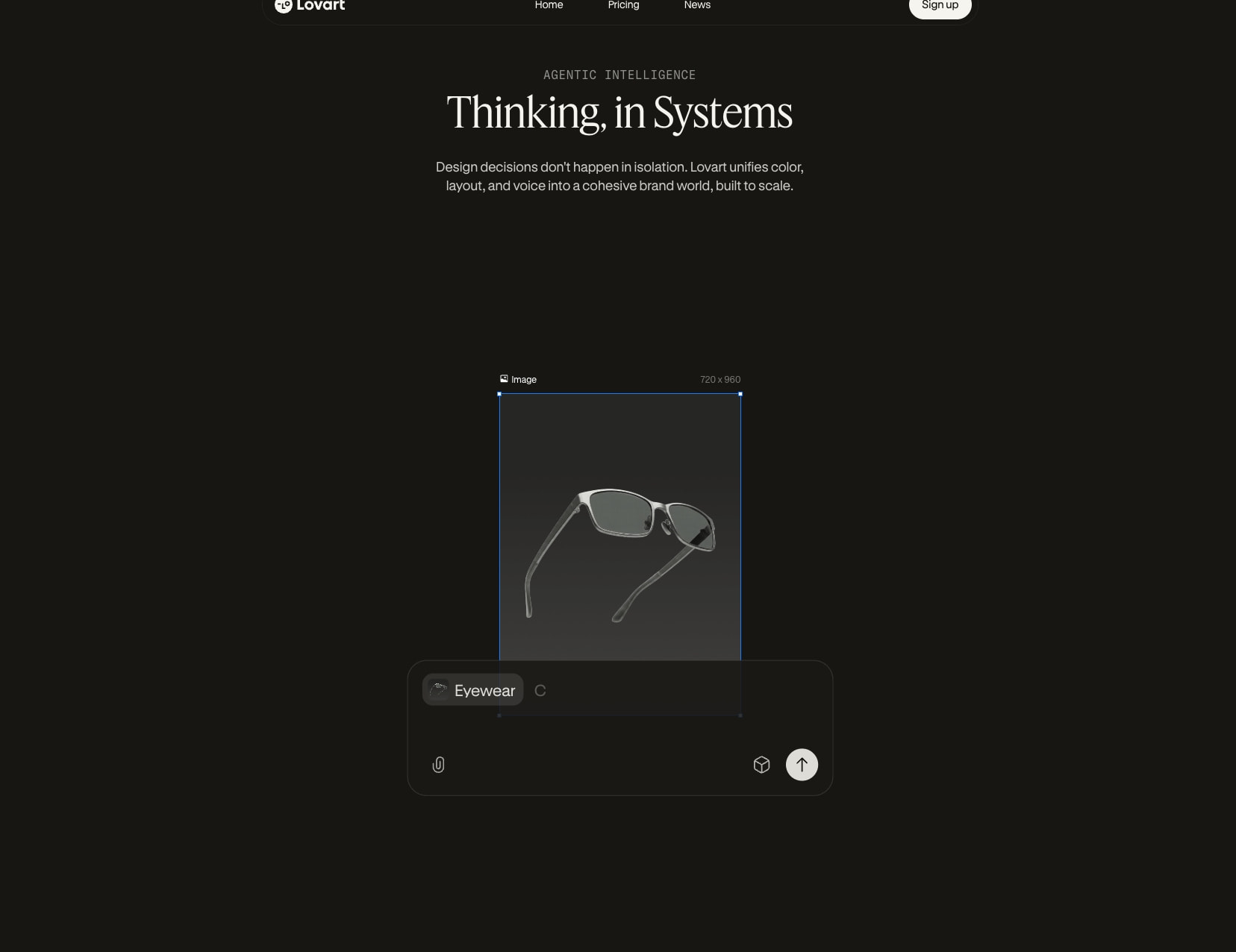 Lovart: The World's First AI Design Agent | Automated Graphic Design Platform captured website design