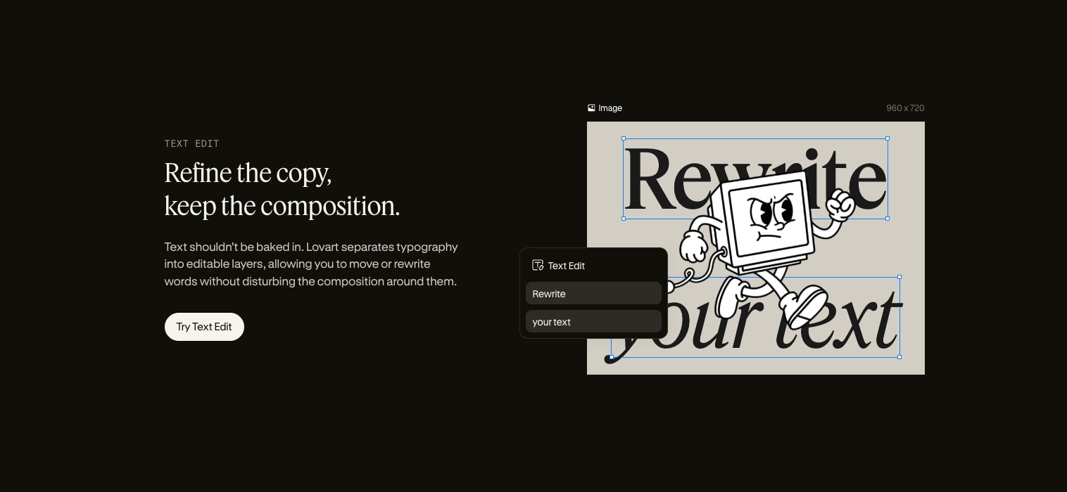 Lovart: The World's First AI Design Agent | Automated Graphic Design Platform captured website design
