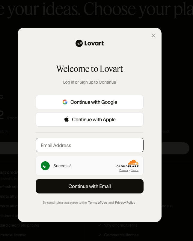 Lovart AI Pricing Plans 2026 | Free & Pro AI Design Agent captured website design