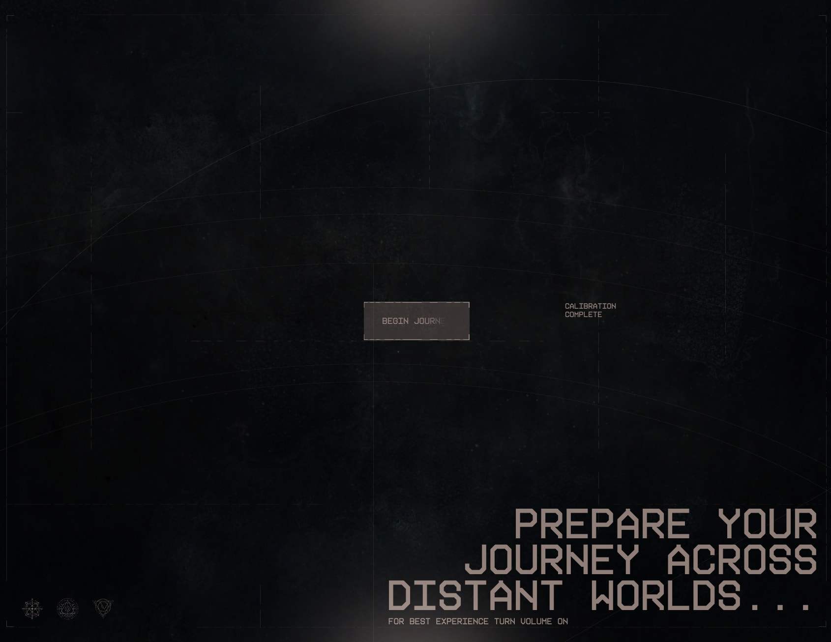 Astral Frontier | A Journey Across Distant Worlds captured website design