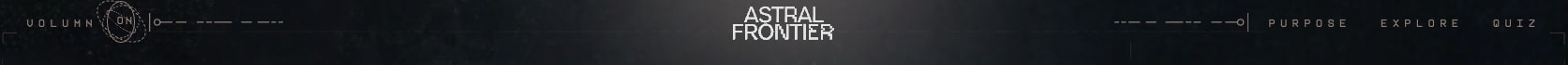 Astral Frontier | A Journey Across Distant Worlds captured website design