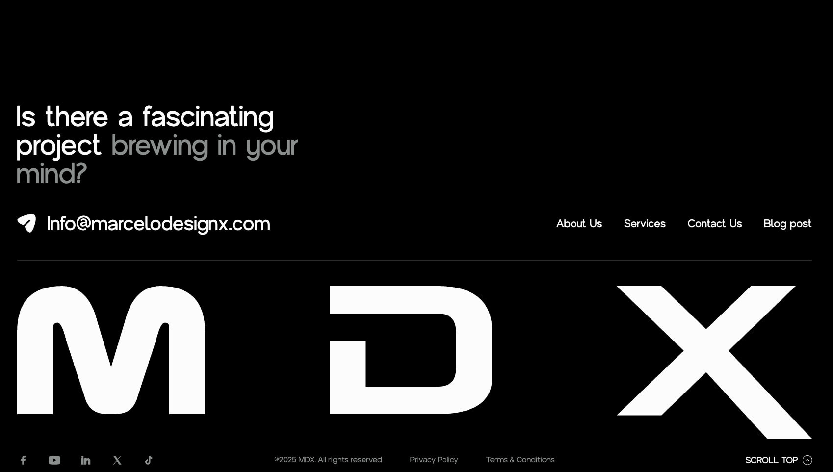 MDX | UI/UX, Web/App Development, 3D & Branding Agency captured website design