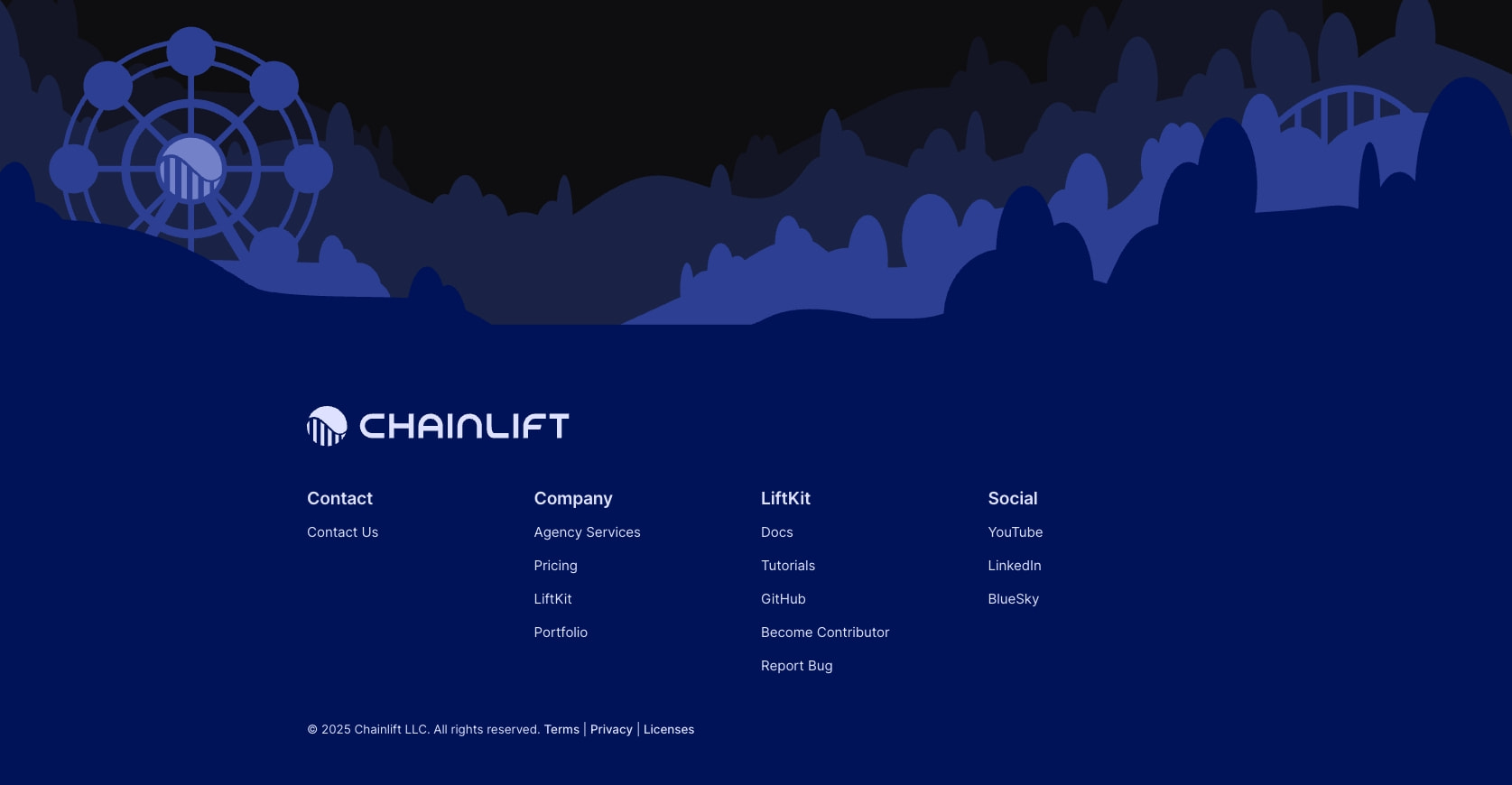 LiftKit: The UI Framework for Perfectionists by Chainlift.io captured website design