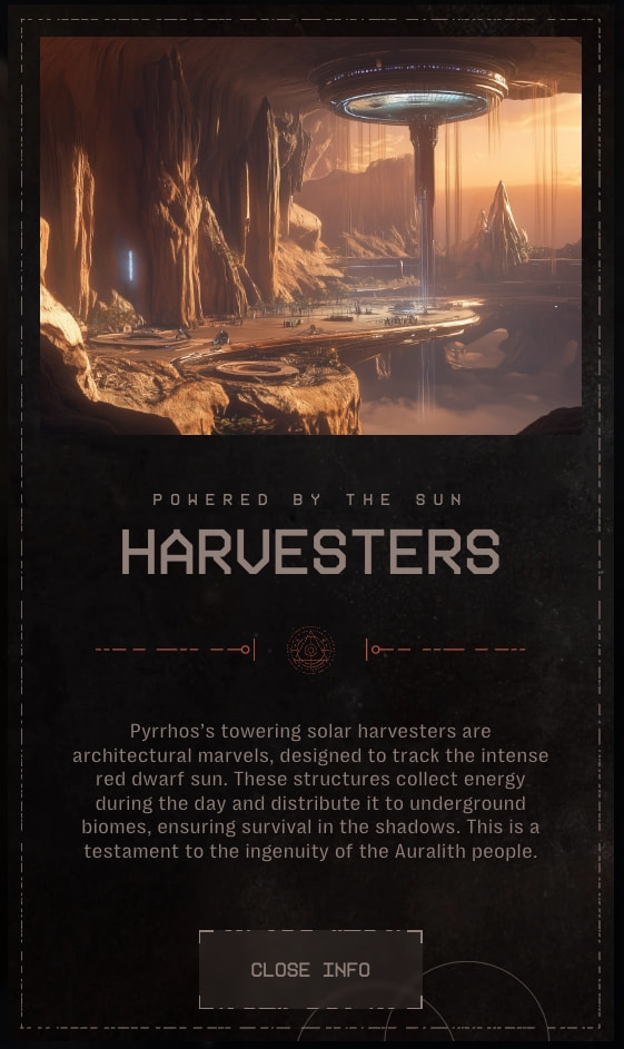 Astral Frontier | A Journey Across Distant Worlds captured website design