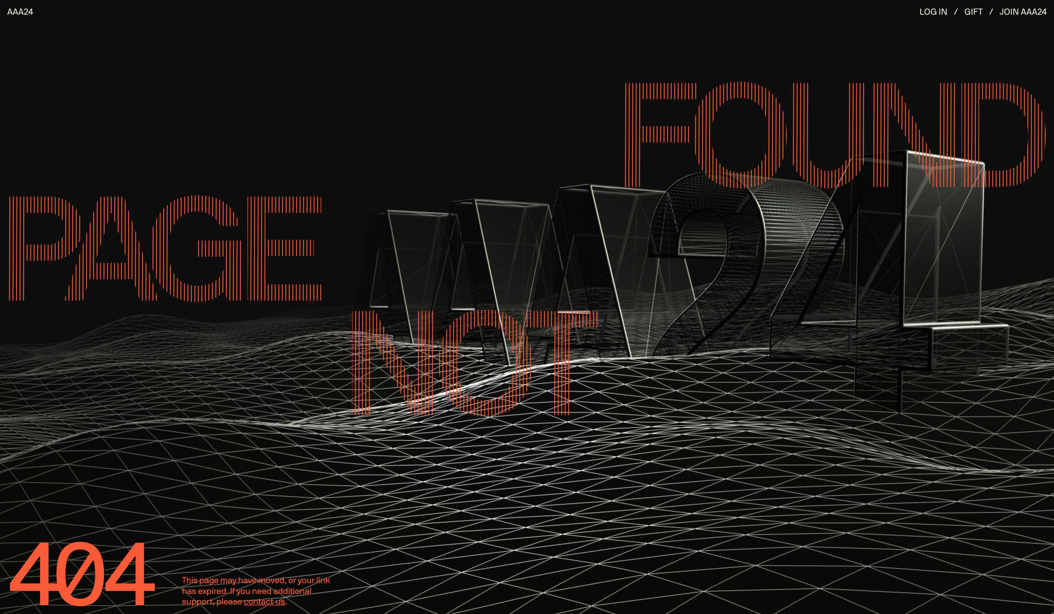 Not Found | AAA24 captured website design