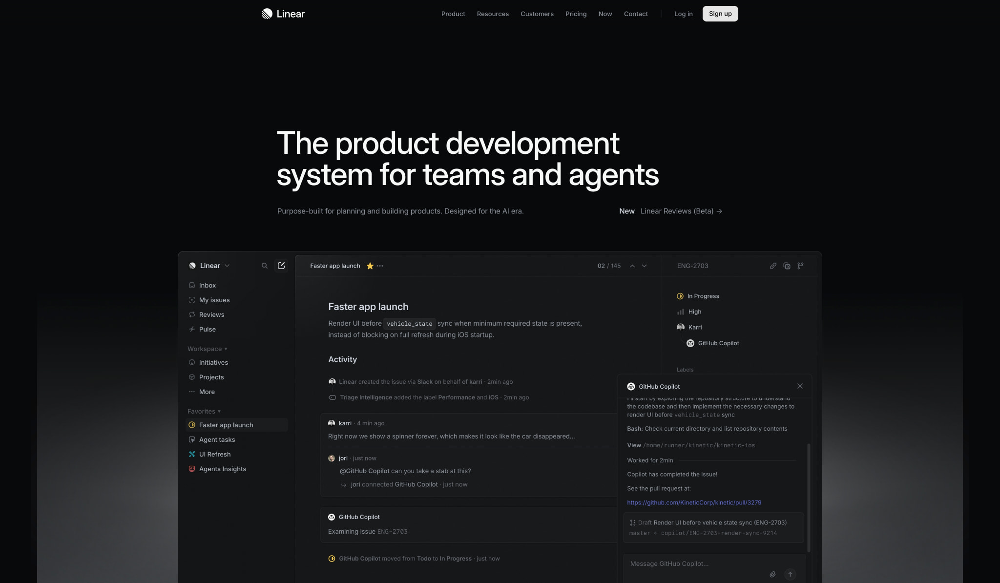 The system for product development captured website design