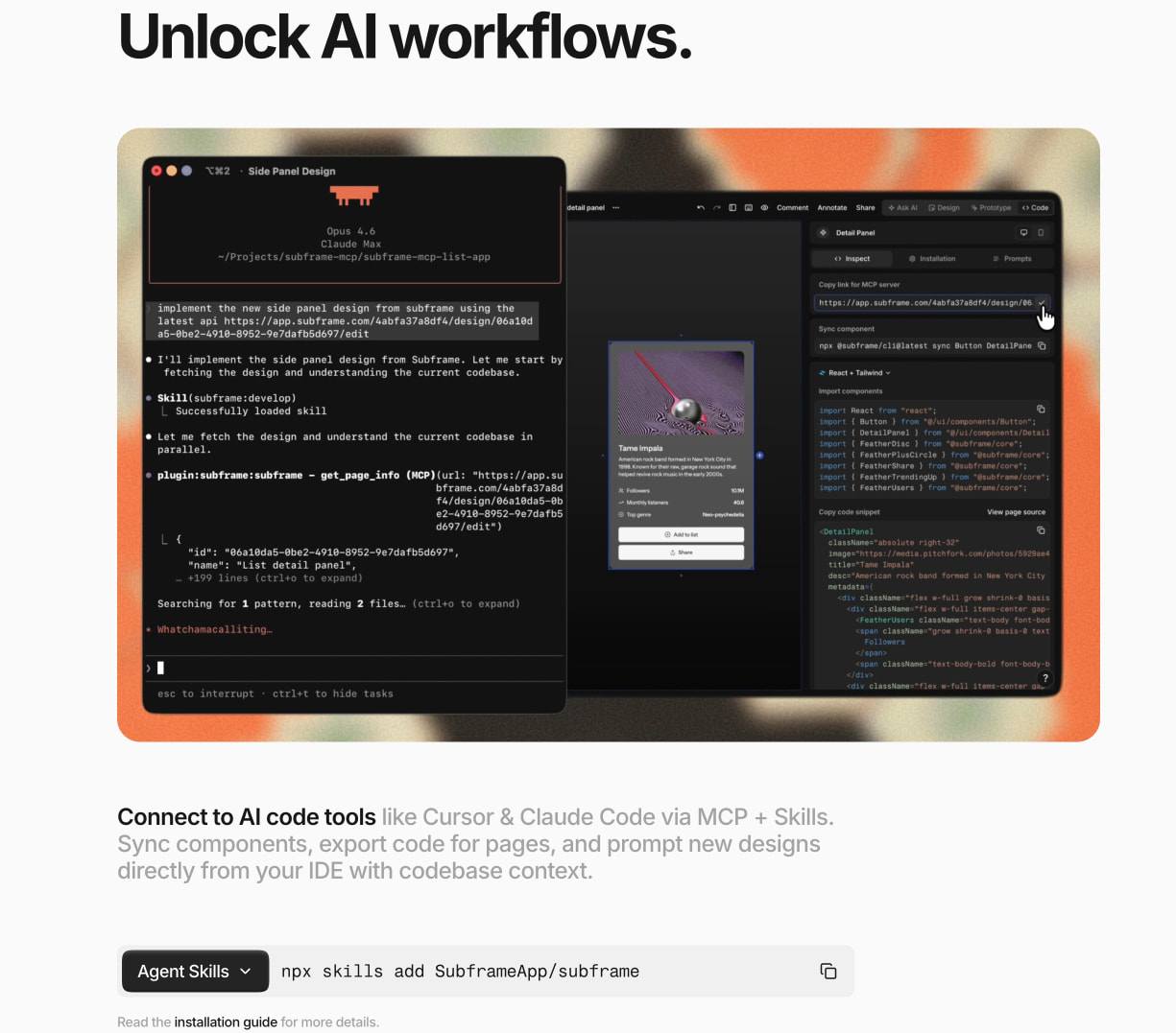Captured design matching Fragment Mono captured website design