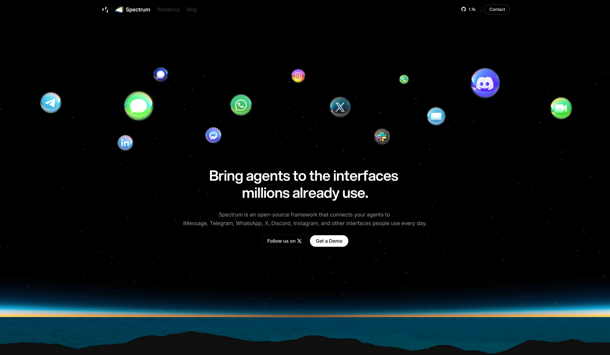 Spectrum | Photon captured website design